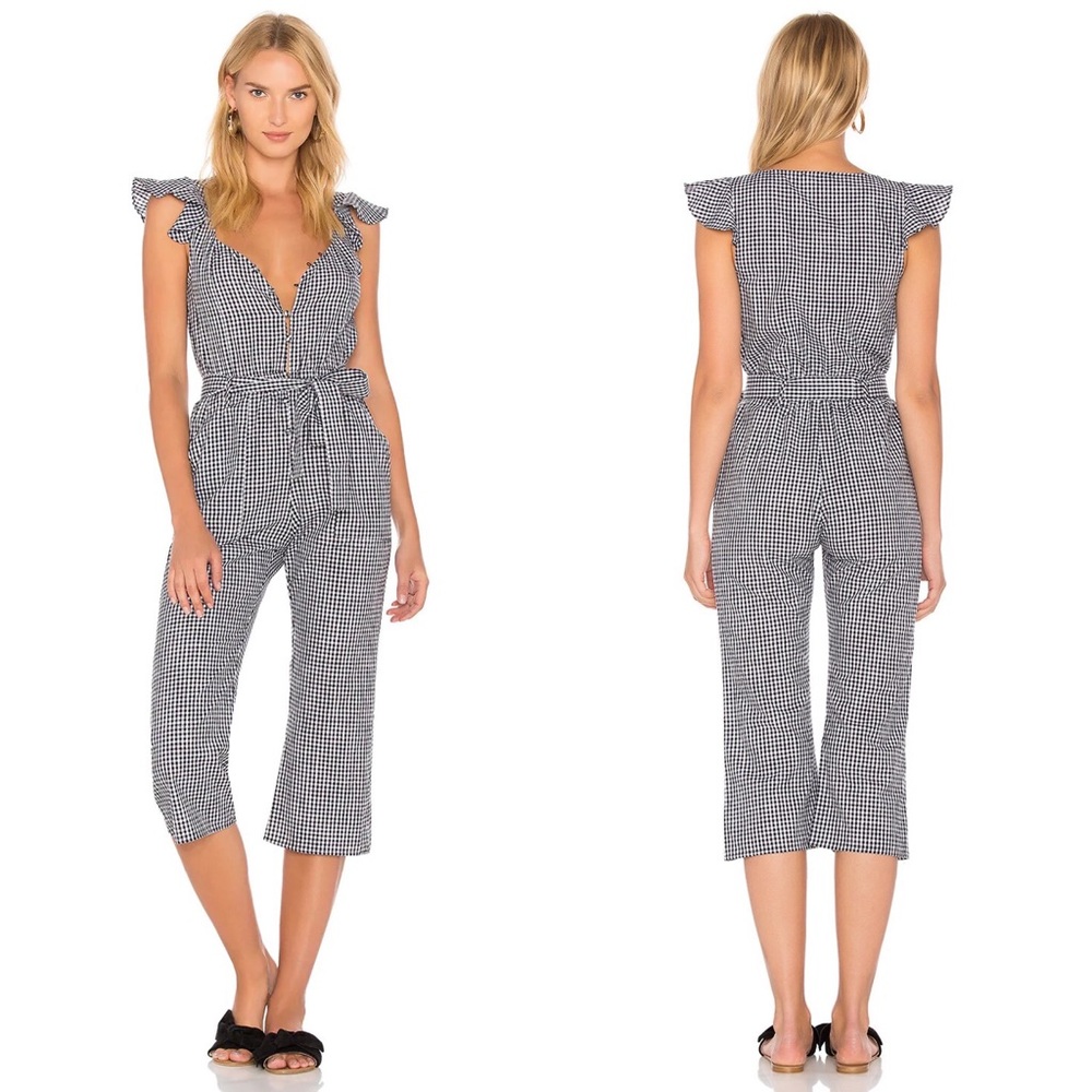 For Love & Lemons Gingham Jumpsuit